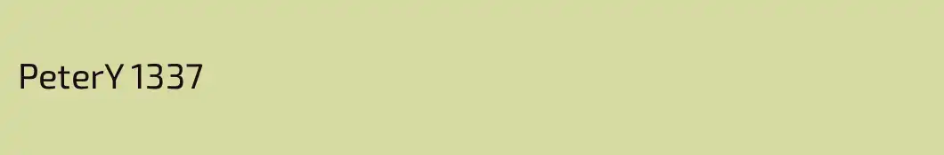 PeterY 1337